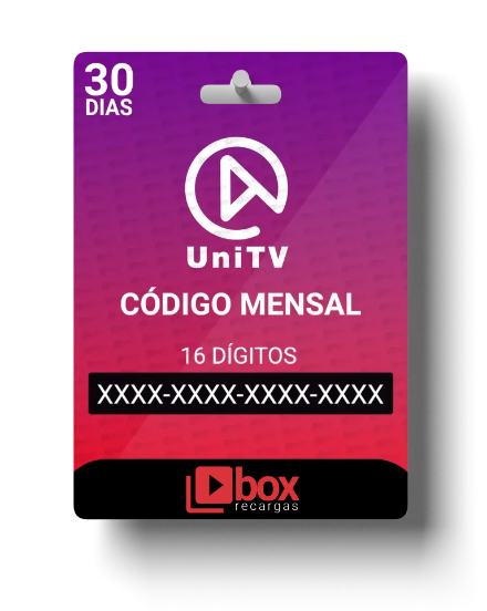 Recarga UniTV 30 Dias