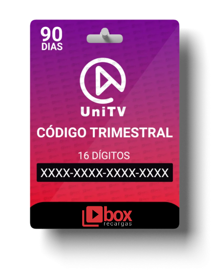Recarga UniTV 90 Dias
